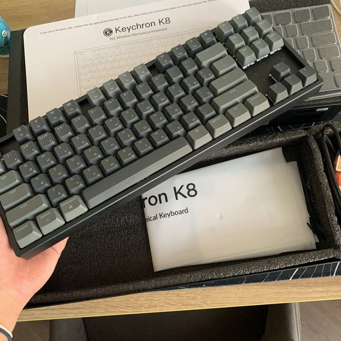 Механическая клавиатура Keychron K8 беспроводная