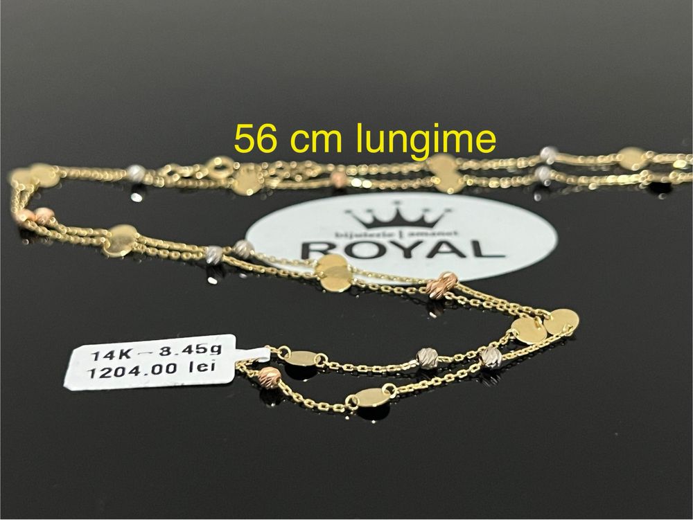 Bijuteria Royal CB : Lant aur 14k 3,45 grame