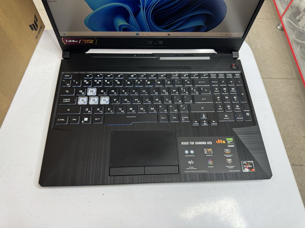 ASUS TUF GAMING A15 ryzen 7 7435HS DDR5 pashti yangi full karobka dok