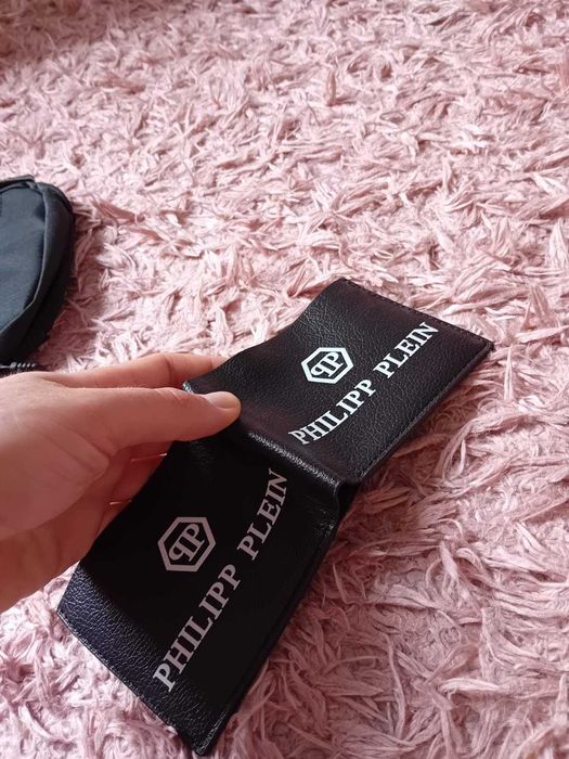 Чисто нов оригинален мъжки портфейл Philipp Plein