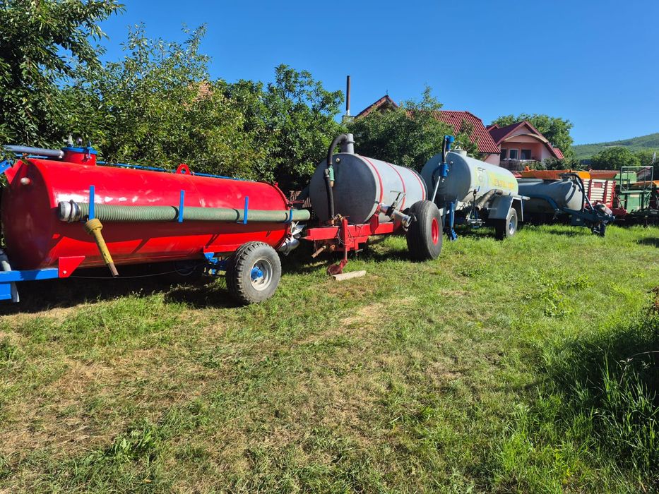 Vidanja Galvanizata 3000 L,pompa vacum. Recent adusa din Germania.