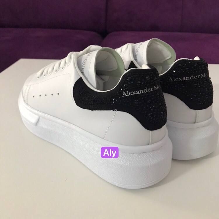 Adidași Alexander McQueen pietre negre Calitatea Premium