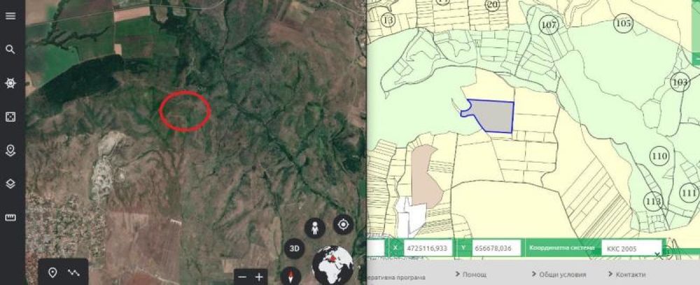 Продажба - зем. земя 101декара, 9 категория.