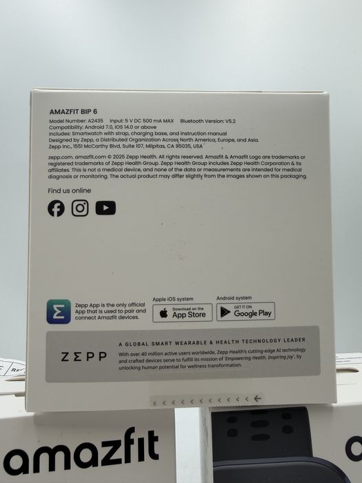 Smartwatch Amazfit Bip 6 Sigilat Oferta Pret