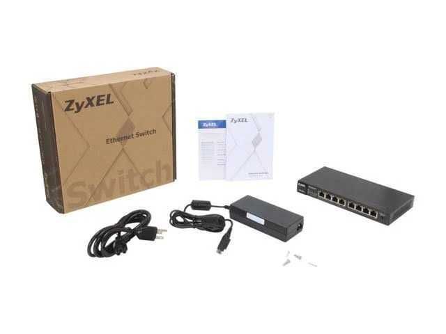 Switch Zyxel GS1100-8HP poe+
