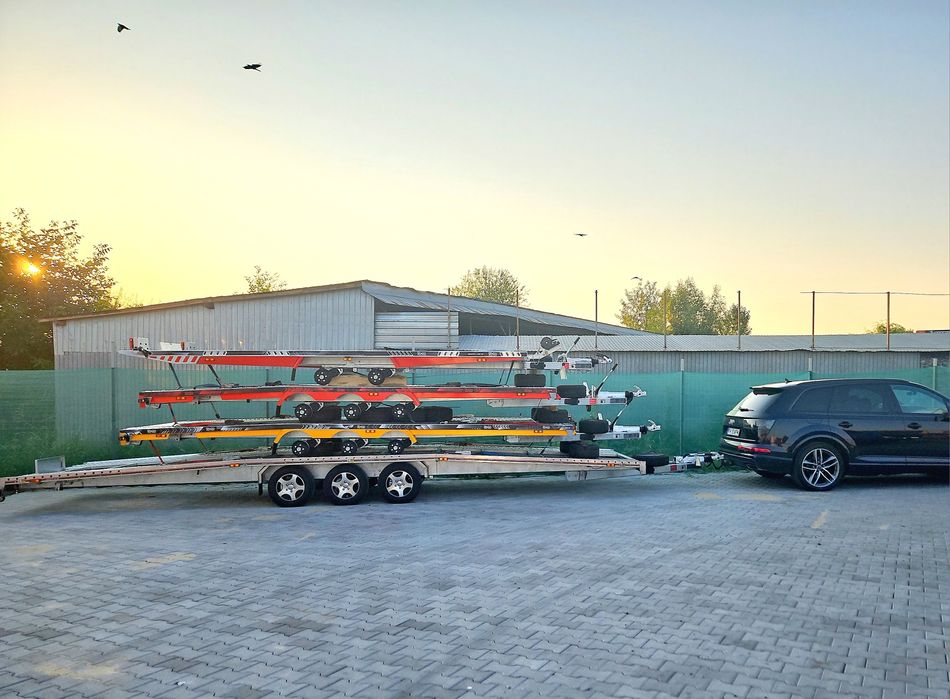 Platforma Trailer auto 5m-5.5m-6m, 3 axe - TA-NO SCORPIO