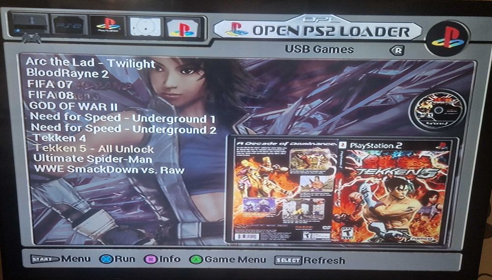 Playstation 2 хак със 170 игри Playstation 1 и Playstation 2