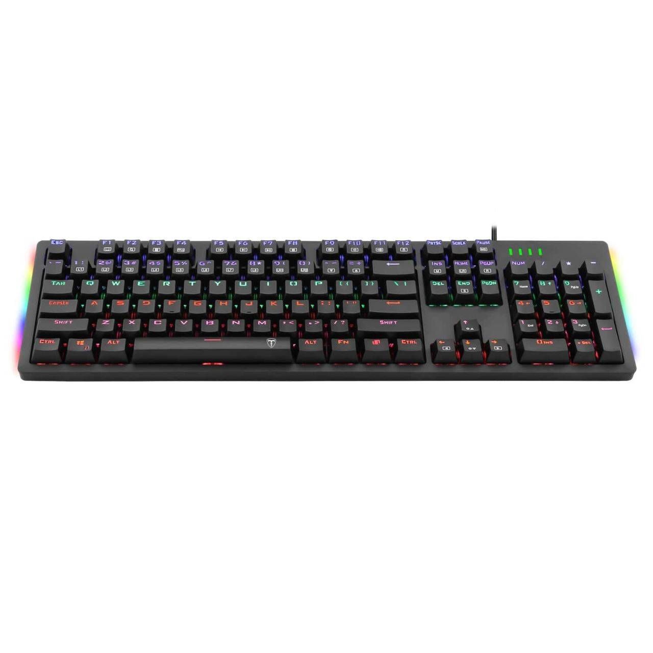 Tastatura mecanica T-Dagger Bermuda iluminare rainbow