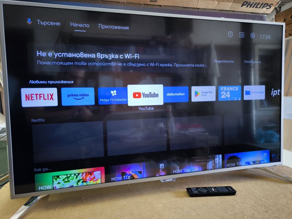 Телевизор LED Smart Android Philips, 49" 4K Ultra HD