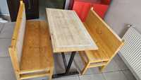 Masa + banca din lemn
