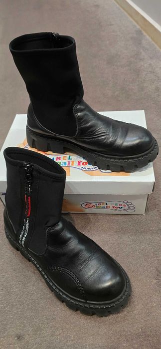 Детски боти от естествена кожа номер 36