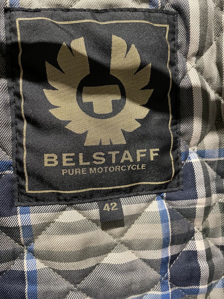 Geaca piele neagra biker Belstaff dama S