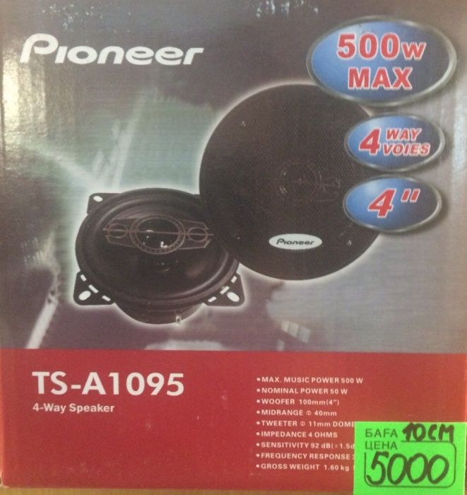 Динамики для авто