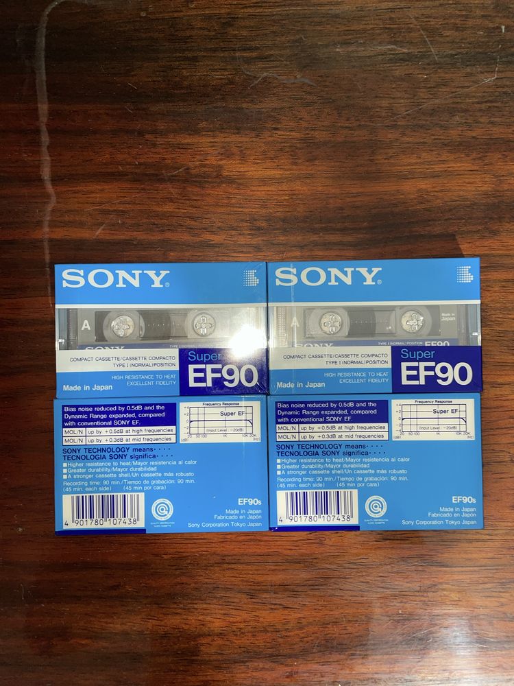 Аудиокассета Sony ef 90 Japan
