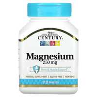 Magnesium (магний) 21 century 250 mg 110 таб.