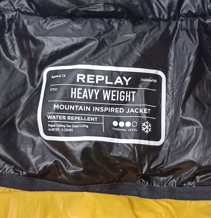 Replay Down Puffer Jacket оригинално пухено яке M черна пухенка