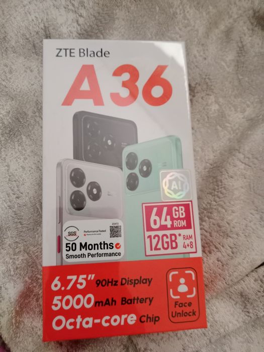 ZTE blade A 36 64 gb , цвет: чёрный