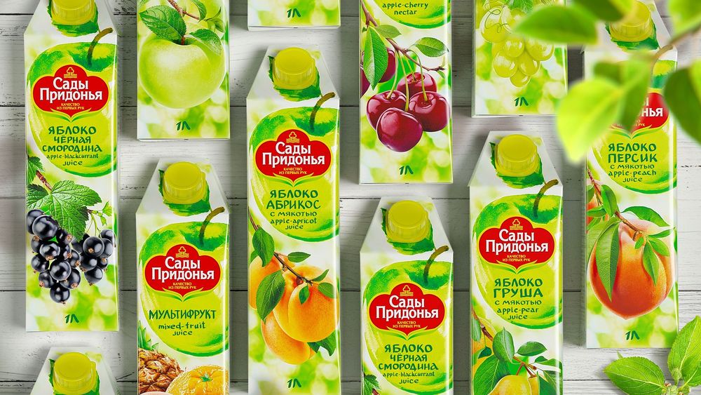 Соки Сады Придонья и сок Мой   от официального дистрибьютора
