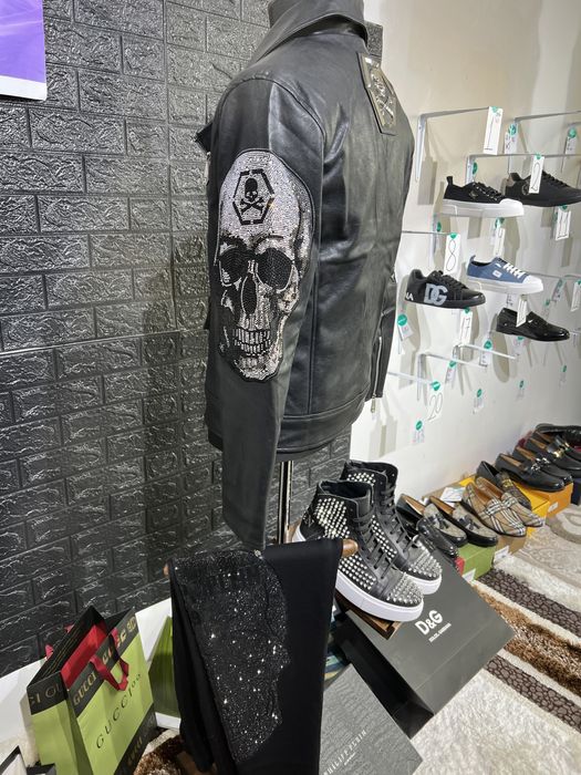 Philipp plein geaca de piele 2024