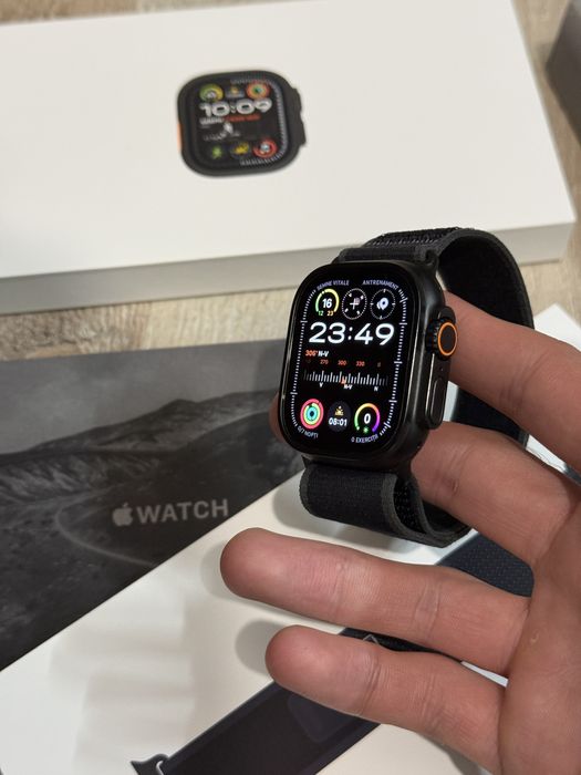 Apple Watch Ultra 2 Black Titanium, GPS+Cellular 49mm, full nox!