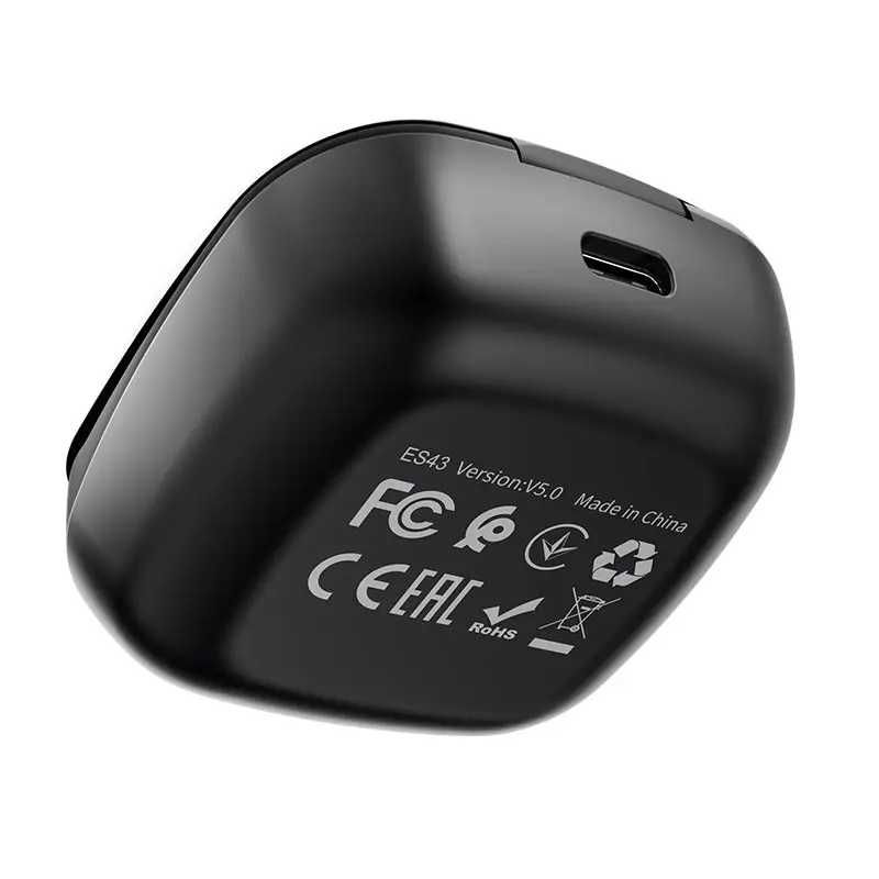 Беспроводные Bluetooth наушники Hoco ES43 Lucky sound TWS (черный)