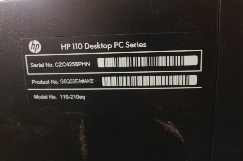 Sistem Desktop PC HP 110-210eq Intel Core i7-3770 16GB DDR3 HARD 500GB