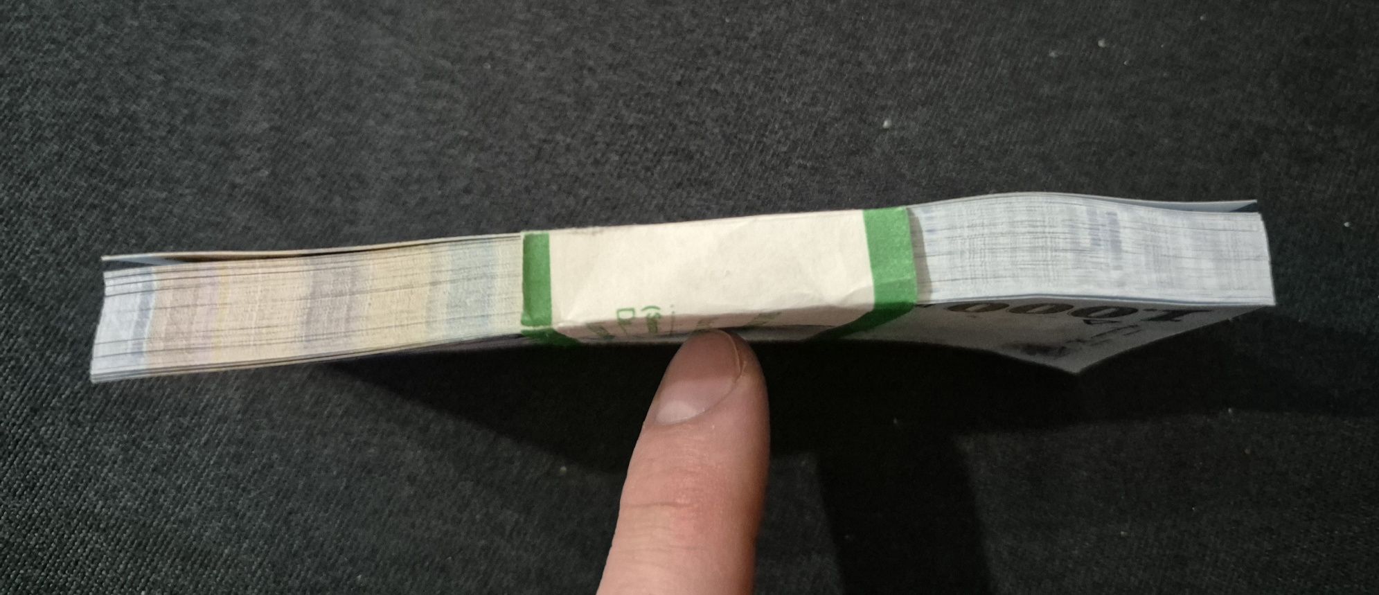 Fisic 100 bancnote consecutive 1000 lei 1998 BNR mare