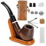 Set pipe tutun Vomdeson abanos cu accesorii si cadou TRANSPORT GRATUIT