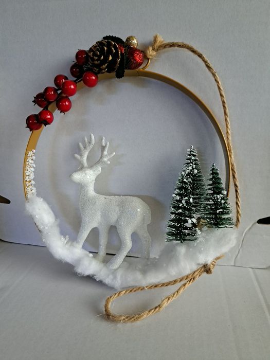Ръчно изработена коледна декорация