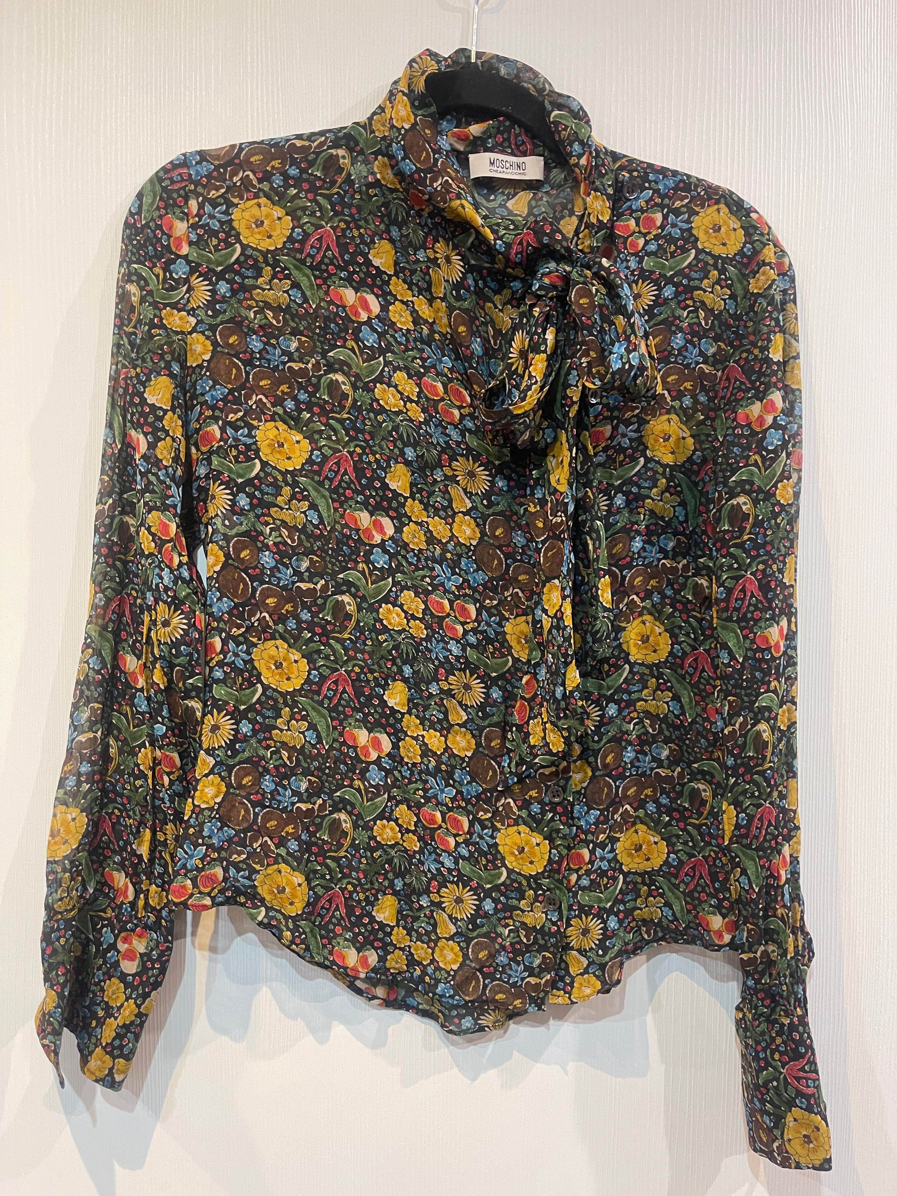 Риза Moschino Cheap and Chic НАМАЛЕНИЕ