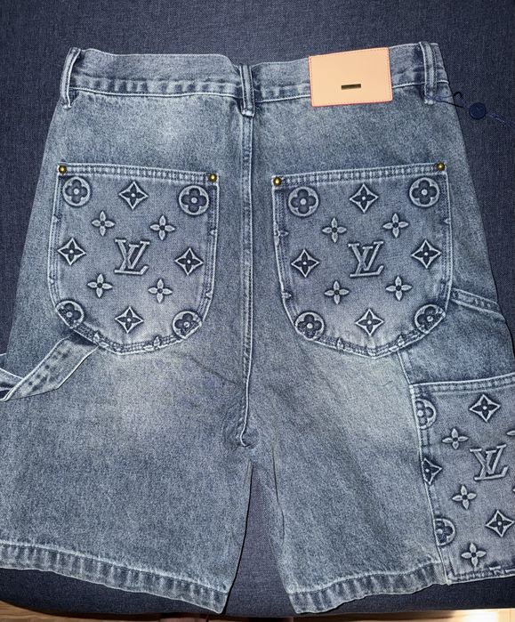 Къси дънки Louis Vuitton