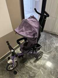 Вело-коляска фиолетовый