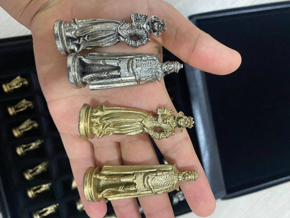 Эксклюзивные бронзовые шахматы Tergan