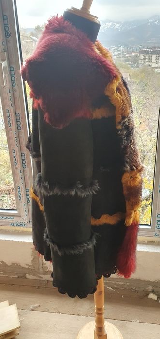 Дубленка, натуральный мех, 46-50рр