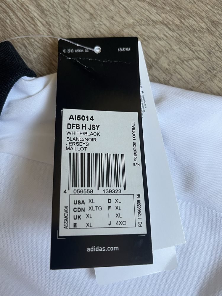 ADIDAS Germany Home Jersey 2016 - Германия - НОВА размер ХЛ / Оригинал