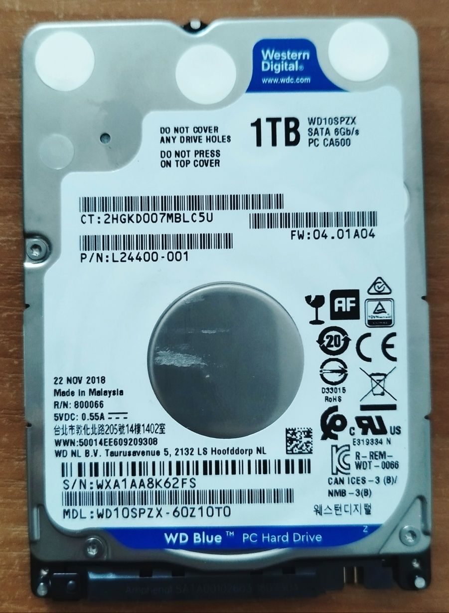 Хард дискове 2.5 1TB за лаптоп.