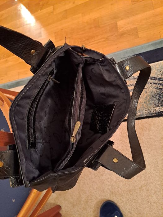 Чанта от естествена шагринирана кожа!