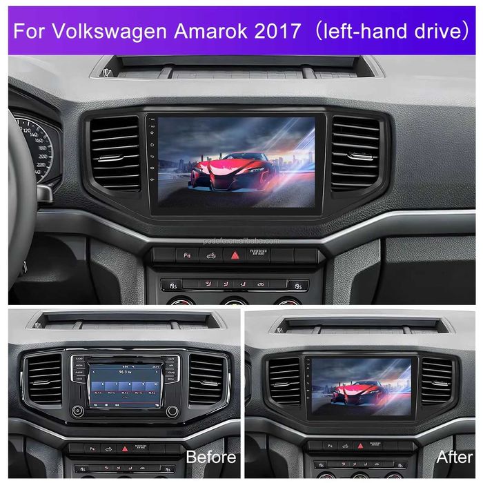 Мултимедия за VW Volkswagen Amarok Двоен дин навигация Android Амарок