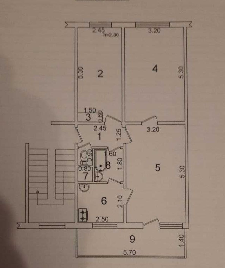 Продажа 3/4/4 на Юнусабад-8, 3 хонали сотилади