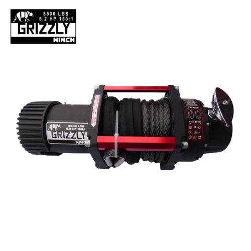 Troliu Grizzly Winch 8500lbs (3855kg) cu cablu sintetic