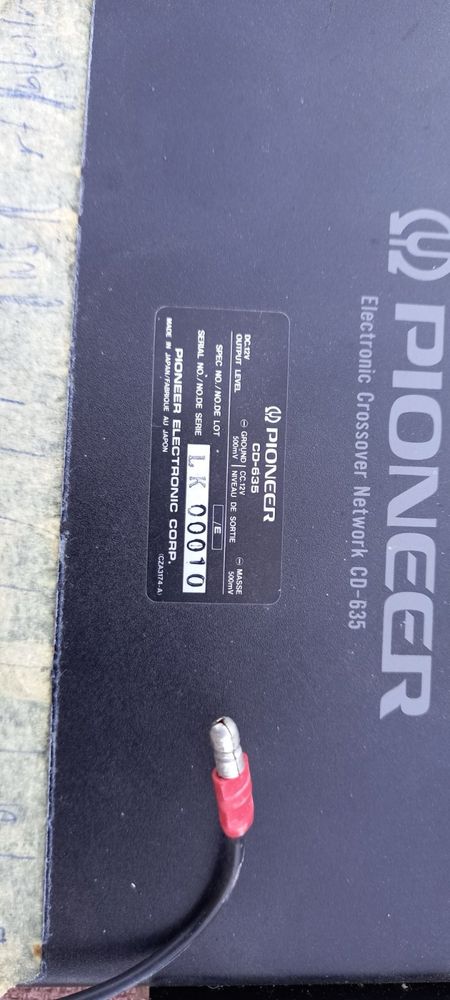 Pioneer CD-635 Електронна кросоувър мрежа