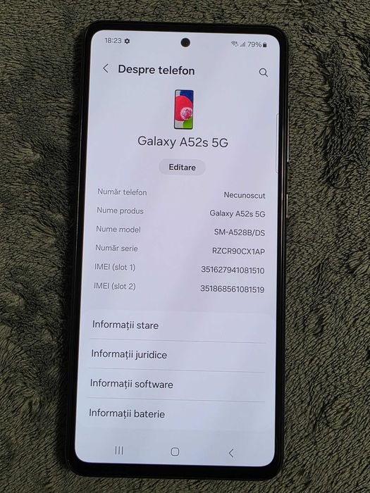 Samsung A52s 5G 128GB 6GB ram