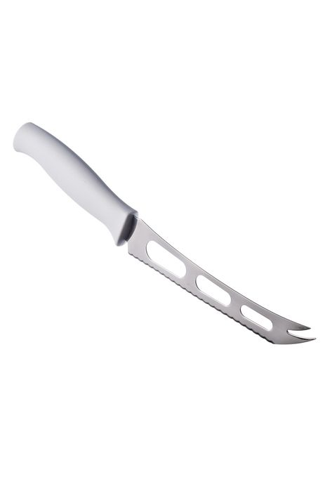 Нож кухонный для сыра 15 см Tramontina Athus, белая ручка, сырорезка