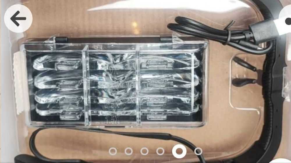 Лупа очила за четене, тату и миглопластика. Led  magnifier 11537DC