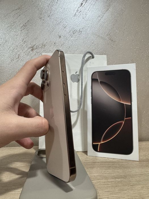 iPhone 16 Pro Max|256GB|Като нов| Гаранция Apple | Desert Titanium