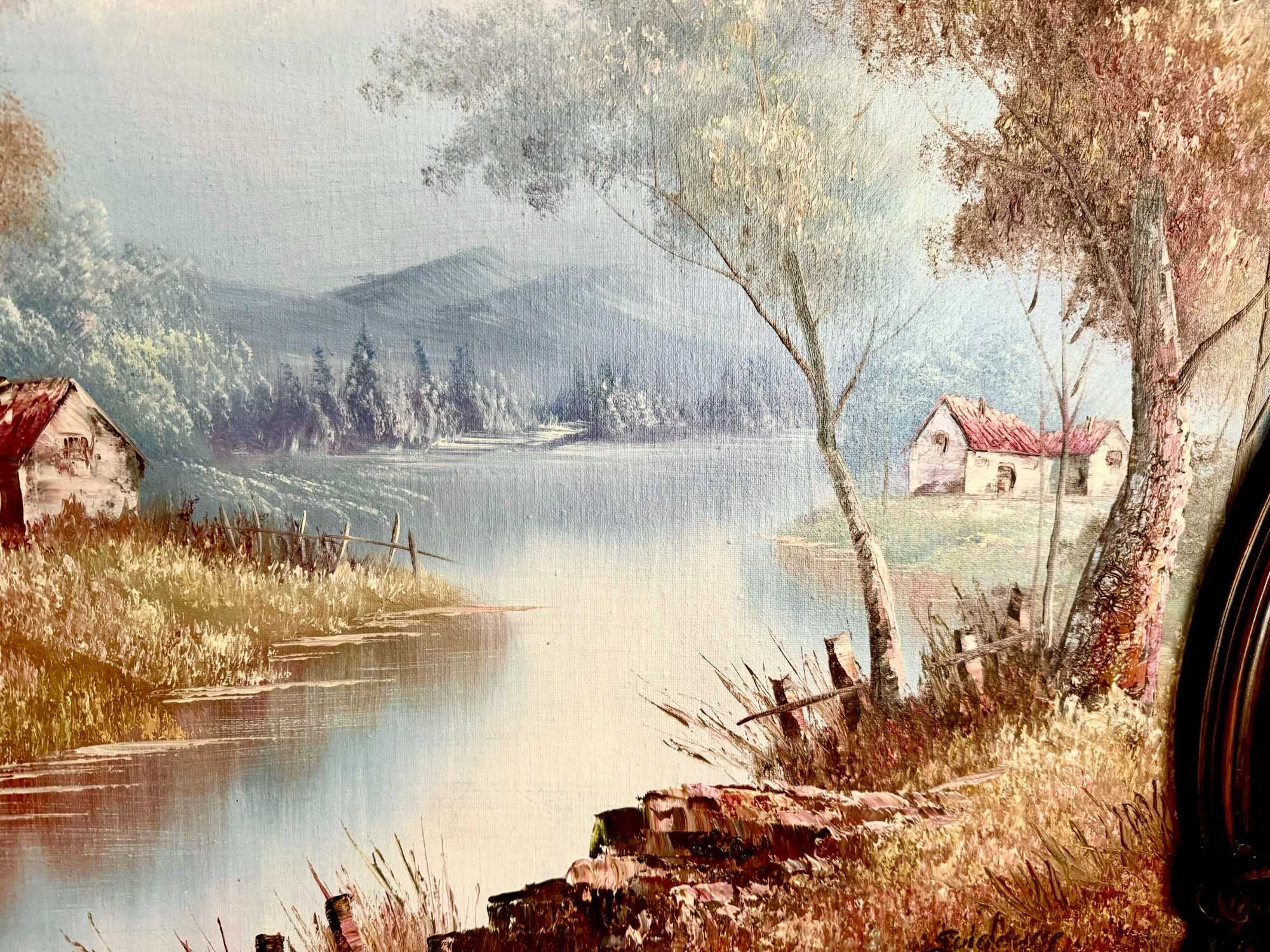Голяма картина, маслени бой. Картината е от Фламандки тип