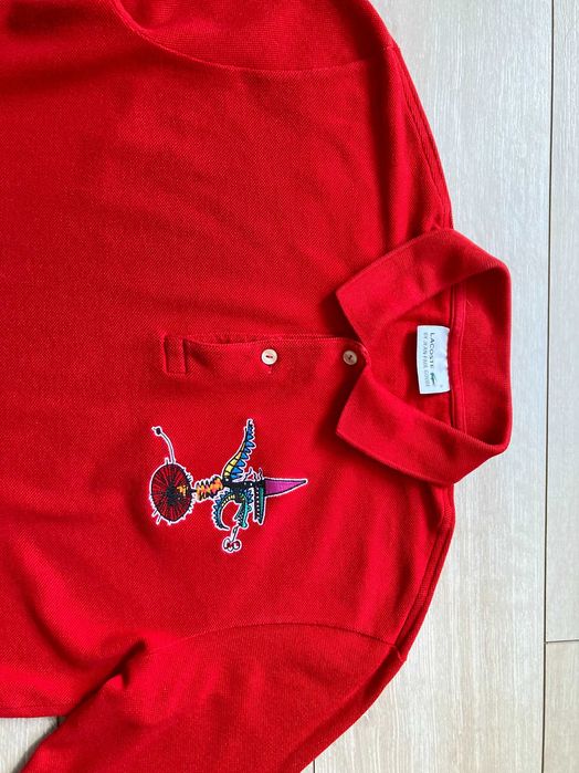 Lacoste By Jean Paul Goude мъжка поло блуза фланела размер 5 / L