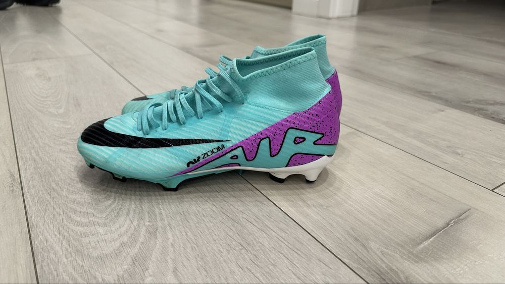 Nike Zoom Mercurial Superfly 9 Elite FG  turcoaz marime 40