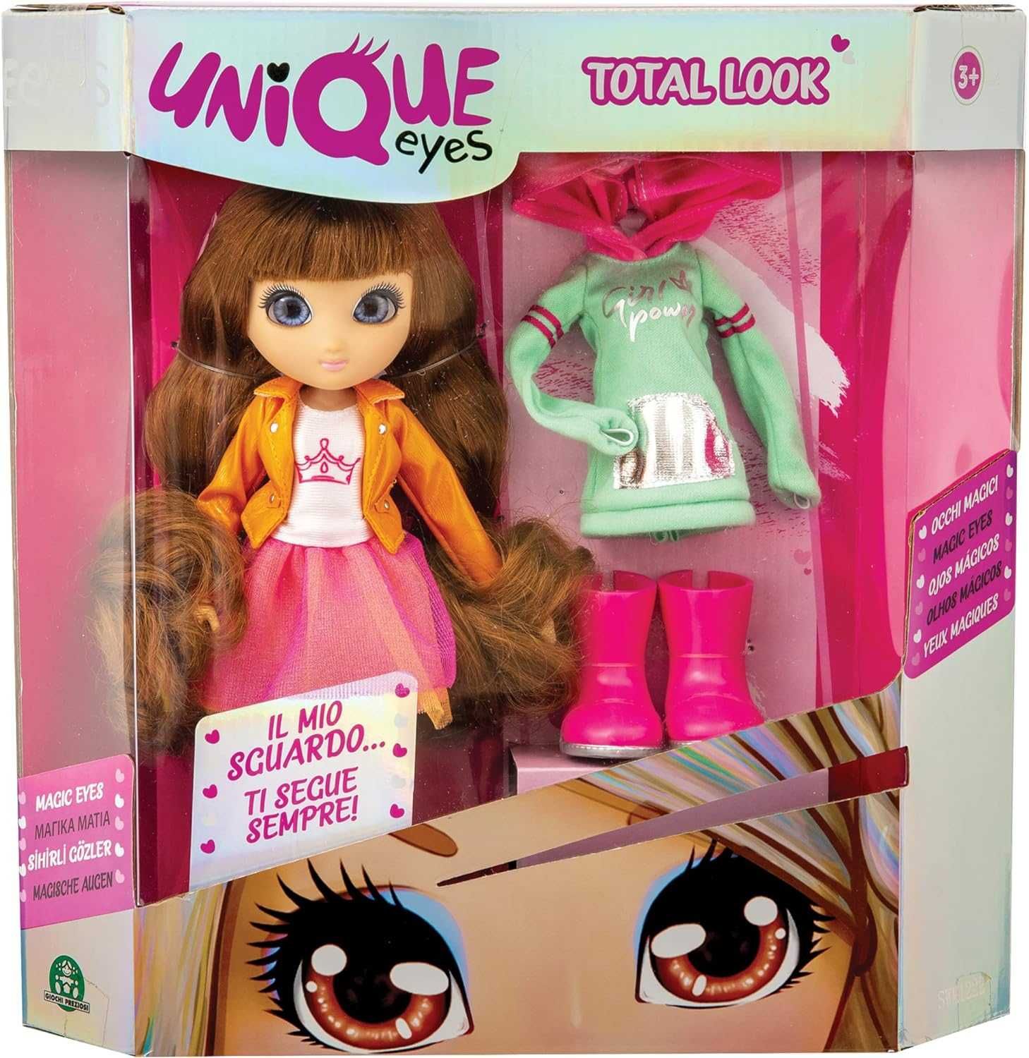 UNIQUE EYES Кукла с реалистични очи с допълнителен тоалет София