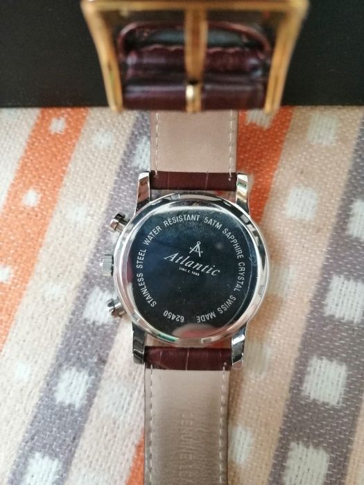 Наручные швейцарские часы Atlantic Sealine продам или обменяю